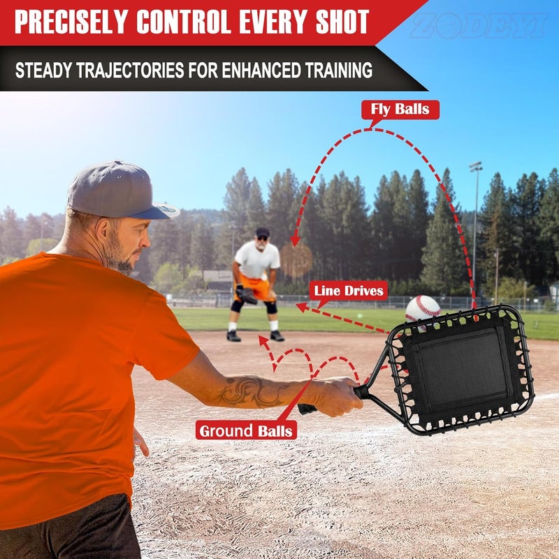 ZODEYI Baseball Racket for Fly Balls, Grounders, and Line Drives - Softball/Baseball Fungo Bat for Coaches and Parents to Help with Auxiliary Training - Attach a Racket Bag and Winding Tape - Image 3